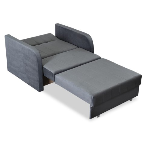 Fotel do Spania VERO Rozkładany Jednoosobowy Amerykanka Szary Nowoczesny