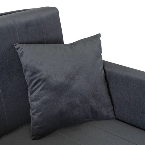 Fotel do Spania VERO Rozkładany Jednoosobowy Amerykanka Szary Nowoczesny