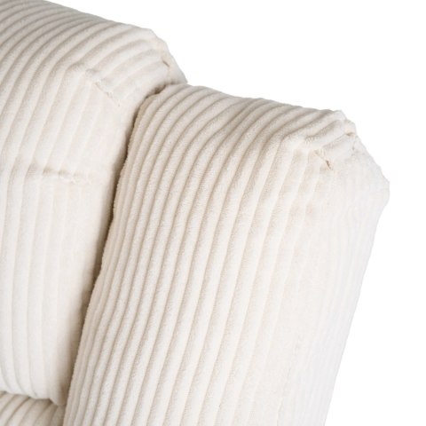 Fotel Rozkładany ARTURO Beżowy Sztruksowy