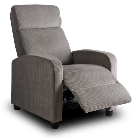 Fotel Rozkładany DANNY Szary Sztruksowy