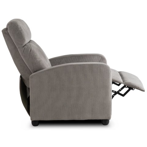 Fotel Rozkładany DANNY Szary Sztruksowy