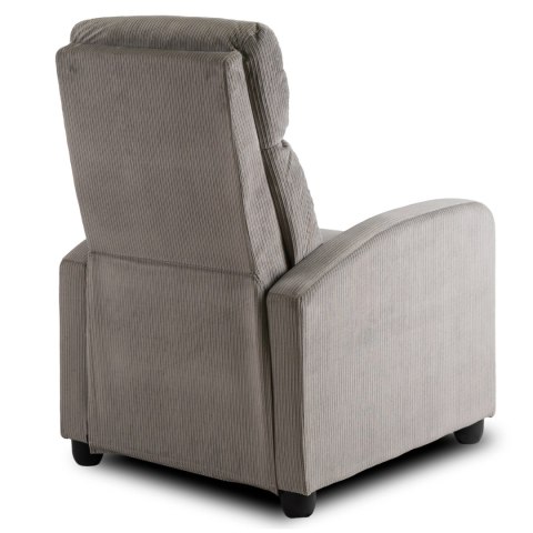 Fotel Rozkładany DANNY Szary Sztruksowy
