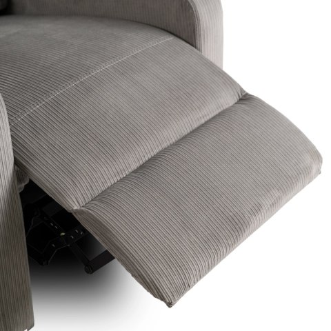 Fotel Rozkładany DANNY Szary Sztruksowy