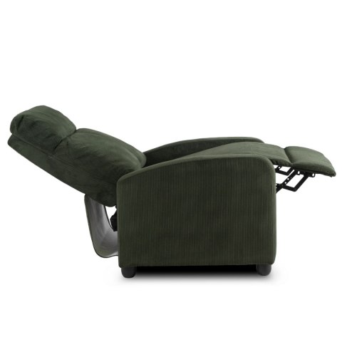 Fotel Rozkładany DANNY Zielony Sztruksowy