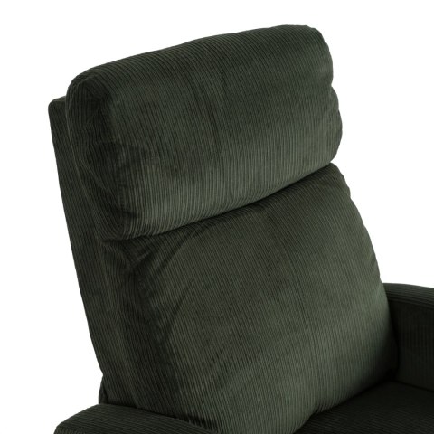 Fotel Rozkładany DANNY Zielony Sztruksowy