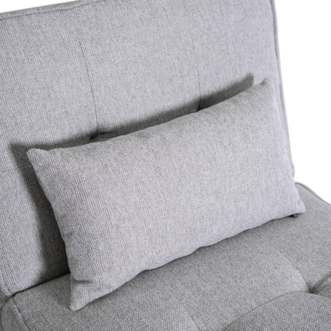 Fotel Rozkładany IBERIS 67 cm do Spania Szary