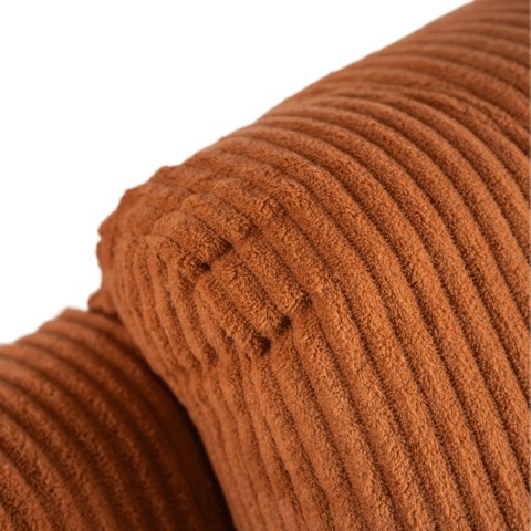 Fotel Rozkładany Masujący BOX Rudy Sztruksowy