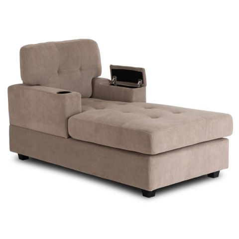 Fotel Wypoczynkowy Sofa NEO Beżowy Tapicerowany Nowoczesny