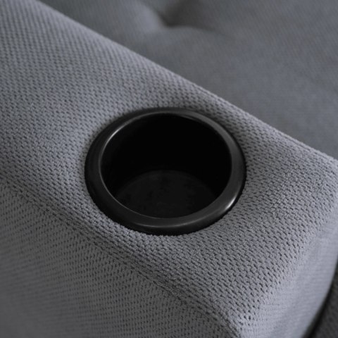 Fotel Wypoczynkowy Sofa NEO Szary Tapicerowany Nowoczesny