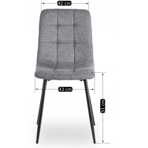 Krzesło PERU 2 Szare