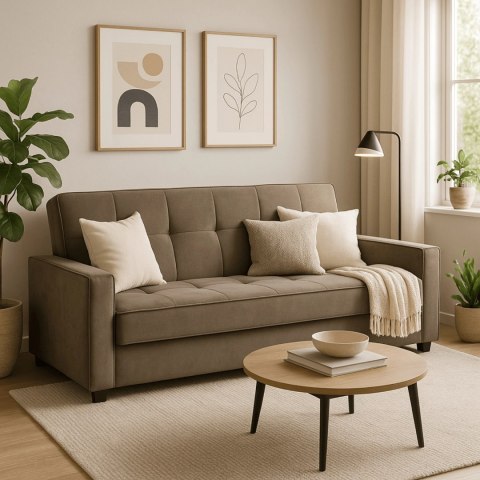 Sofa Rozkładana ALUNA Beżowa