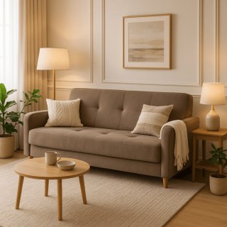 Sofa Rozkładana CUBA Beżowa