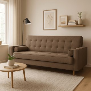 Sofa Rozkładana MALTA Brązowa