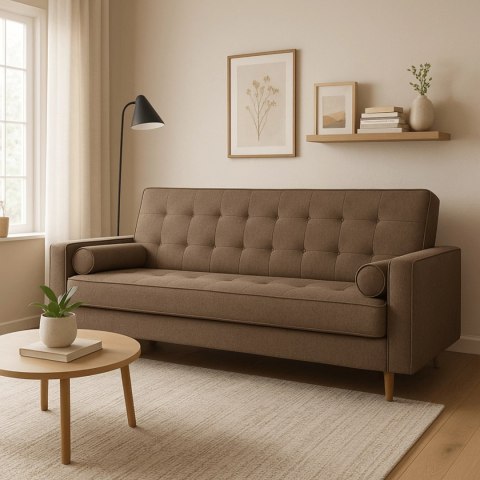 Sofa Rozkładana MALTA Brązowa