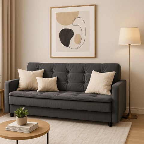 Sofa Rozkładana STELLA Szara