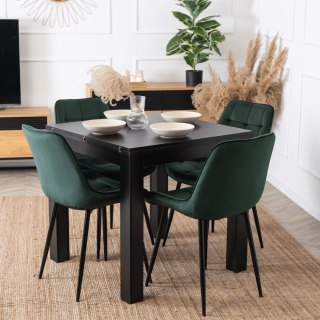 Stół MAX Rozkładany 80-160 cm Czarny