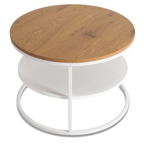 Stolik BEST Dąb/Biały