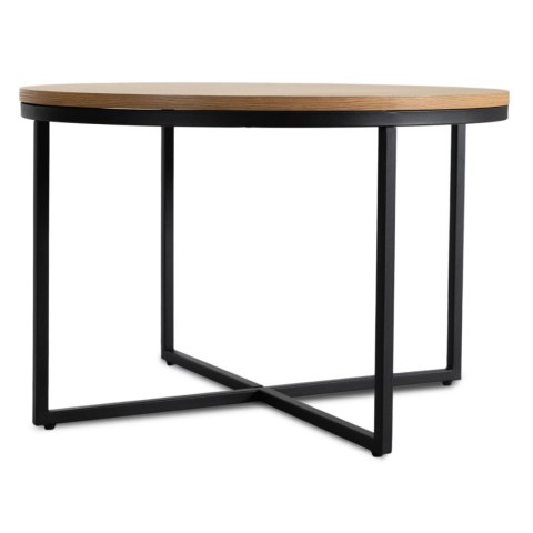 Stolik HANTEL Dąb Złoty/Czarny