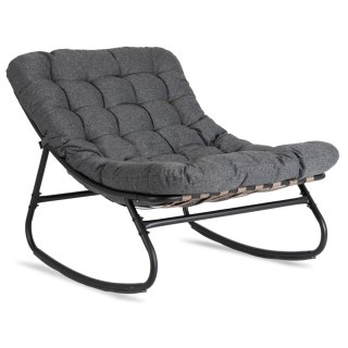 Fotel Bujany AURORA Szary