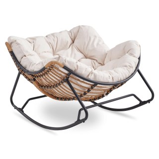 Fotel Bujany ELTON Beżowy