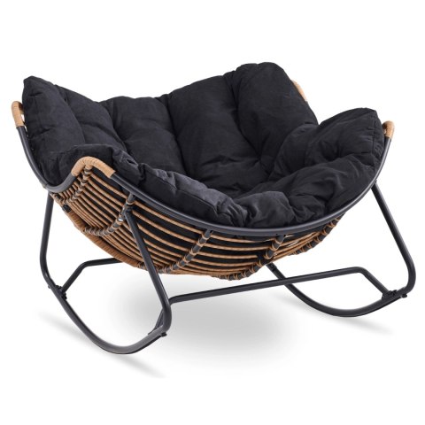 Fotel Bujany ELTON Czarny