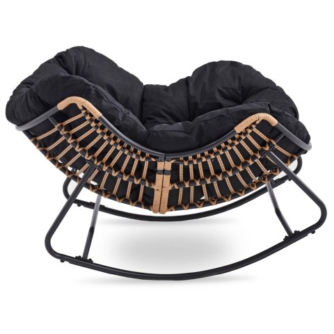 Fotel Bujany ELTON Czarny