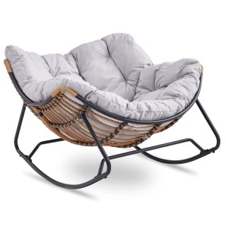 Fotel Bujany ELTON Szary