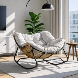 Fotel Bujany ELTON Szary