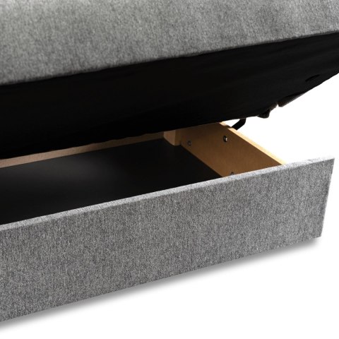 Fotel do Spania MILAN 2 Amerykanka Rozkładany Dwuosobowy Szary Nowoczesny