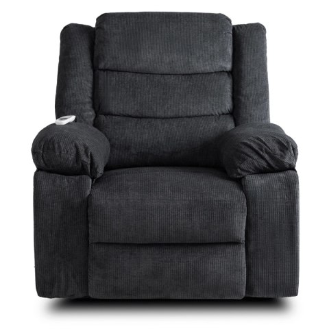 Fotel Masujący Elektrycznie Rozkładany JASPER Ciemnoszary