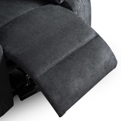 Fotel Masujący Elektrycznie Rozkładany JASPER Ciemnoszary