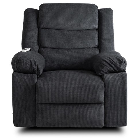 Fotel Masujący Elektrycznie Rozkładany JASPER Czarny