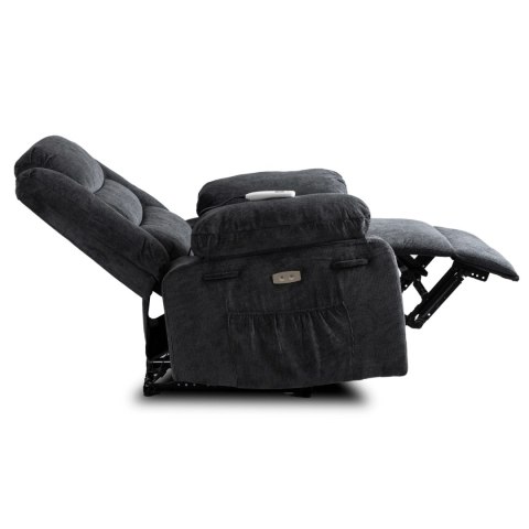 Fotel Masujący Elektrycznie Rozkładany JASPER Czarny