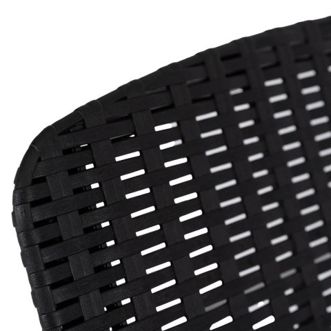 Fotel Ogrodowy Leżak ARIZONA Technorattan Czarny