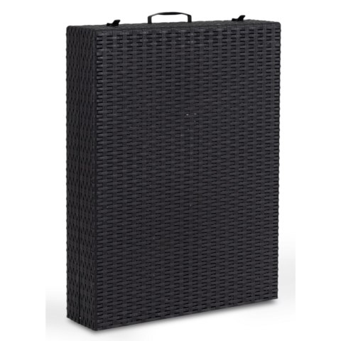 Fotel Ogrodowy Leżak ARIZONA Technorattan Czarny