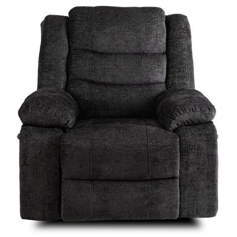 Fotel Rozkładany ARTURO Czarny Welurowy