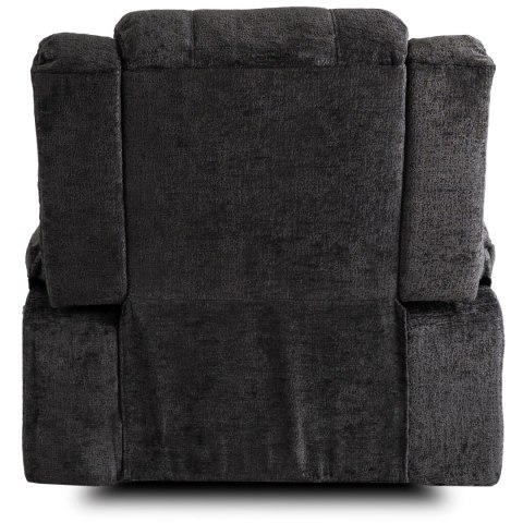 Fotel Rozkładany ARTURO Czarny Welurowy