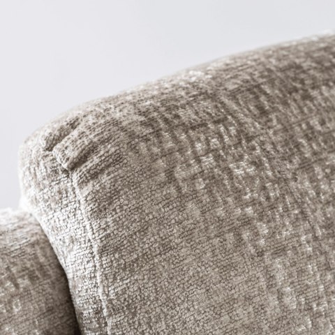 Fotel Rozkładany Masujący BOX Beżowy Welurowy