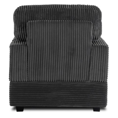 Fotel Wypoczynkowy Sofa NEO Szary Sztruksowy Nowoczesny