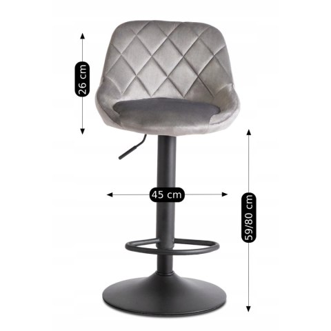 Hoker EDA Szary Welurowy