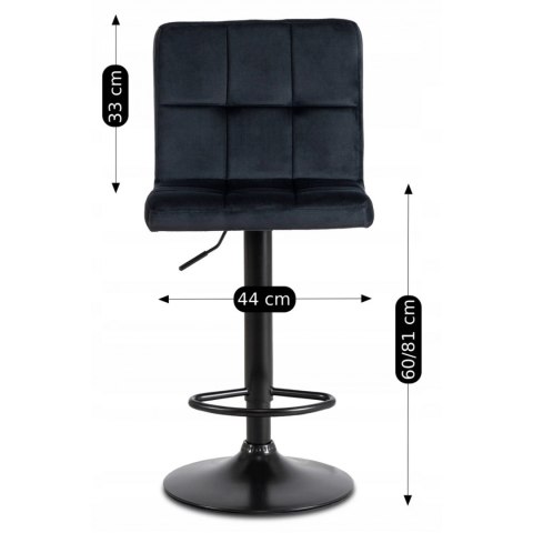 Hoker NERO Czarny Welurowy