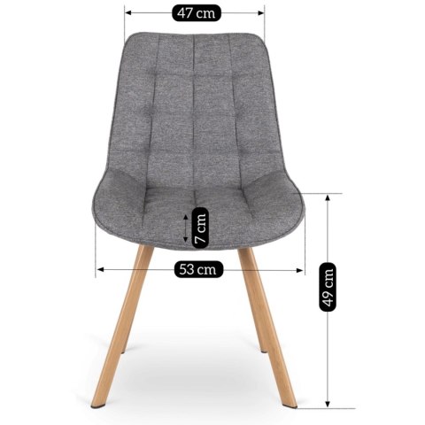 Krzesło KATHY Szare