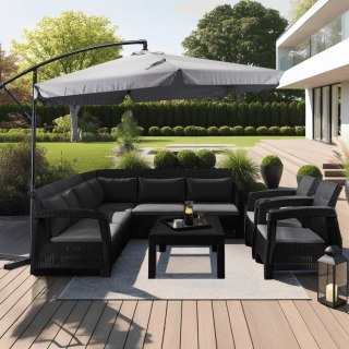 Parasol Ogrodowy AKRON Jasny Szary