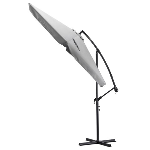 Parasol Ogrodowy AKRON Jasny Szary