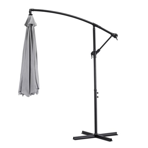 Parasol Ogrodowy AKRON Jasny Szary