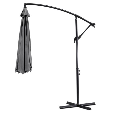 Parasol Ogrodowy AKRON Szary