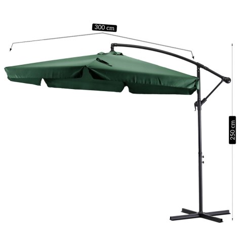 Parasol Ogrodowy AKRON Zielony