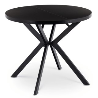 Stół DORIAN Rozkładany 80-160 cm Czarny