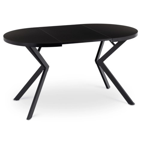 Stół DORIAN Rozkładany 80-160 cm Czarny