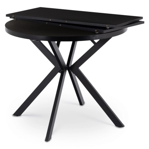 Stół LUGO Rozkładany 90-190 cm Czarny